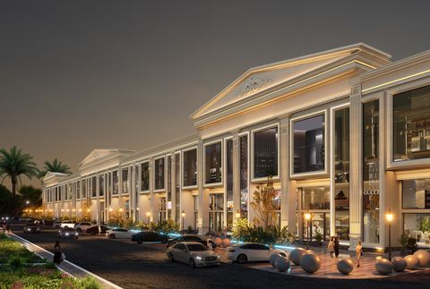 Phase 1 Commercial front night view