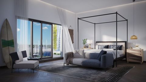 Beach Resort — Bed With Balcony