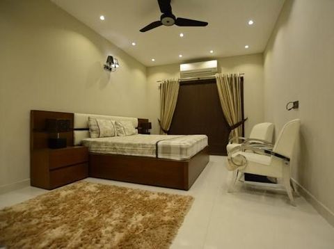 Phase 1 — Interior Brown Beige Bedroom